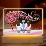Custom Name Memorial Angel Gifts for Family - Personalized 3D LED Light