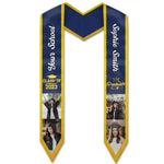 Custom Name Photo Graduation Gifts for Graduates - Personalized Stoles
