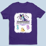 Custom Name Dinosaur Gifts for Grandma - Personalized Apparel