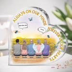 Custom Name Memorial Gifts for Family - Personalized Shaped Acrylic Plaque