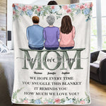 Custom Name Mom Gifts - Personalized Blanket