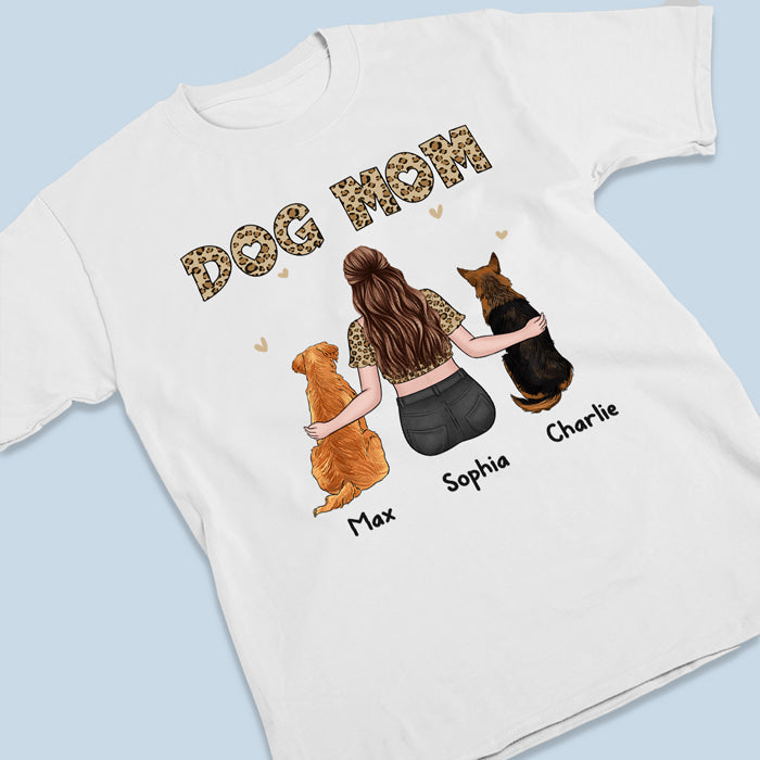 Custom Name Dog Mom Gifts for Dog Lovers - Personalized Apparel