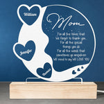 Custom Name Mom Gifts - Personalized 3D LED Light