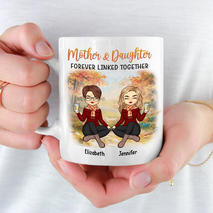 Custom Name Mother Daughter Gifts - Personalized Mugs
