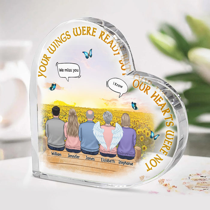 Custom Name Memorial Gifts for Family - Personalized Shaped Acrylic Plaque
