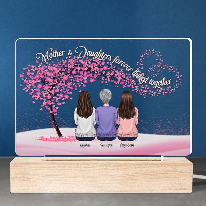 Custom Name Memorial Angel Gifts for Family - Personalized 3D LED Light