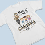 Custom Name Rockin' Grandma Life Gifts - Personalized Apparel