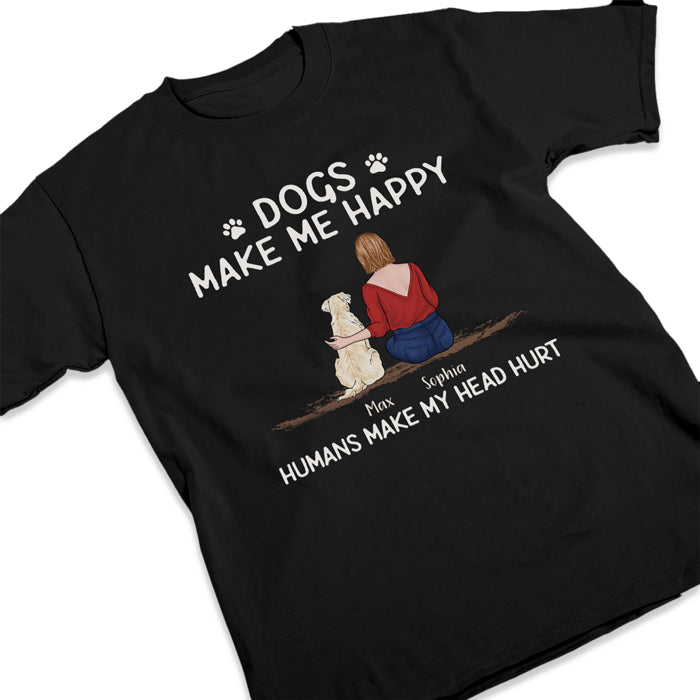 Custom Name Dog Lover Story Gifts for Women - Personalized Apparel