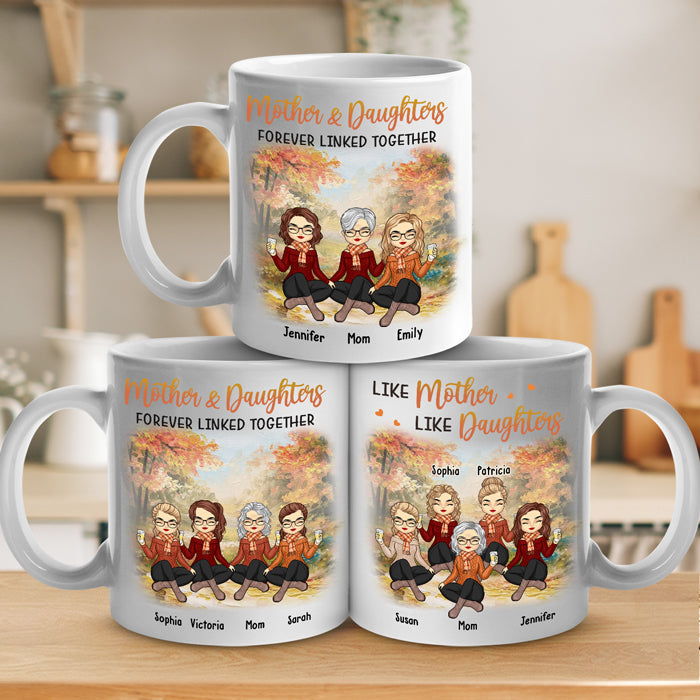 Custom Name Mother Daughter Gifts - Personalized Mugs