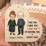Custom Name Forever Yours Couple Gifts - Personalized Color Candle Holder