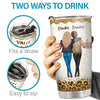 We're More Than Just Friends - Bestie Personalized Custom Tumbler - Gift For Best Friends, BFF, Sisters