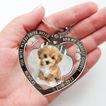 Custom Pet Photo Memorial Dog Loss Gift - Personalized Acrylic Keychain