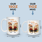 Custom Name Mother Daughter Gifts - Personalized Mugs