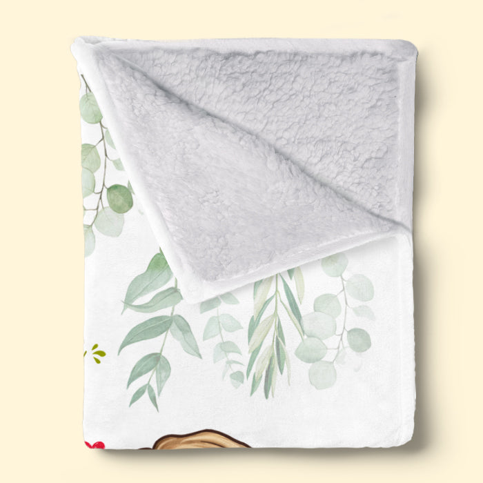 Custom Name Mommy Grandma Keepsake Gifts - Personalized Blanket