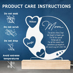 Custom Name Mom Gifts - Personalized 3D LED Light