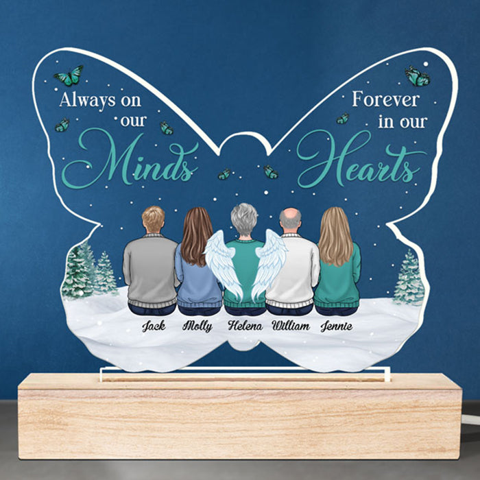 Custom Family Memorial Gifts - Personalized 3D LED Light