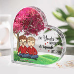 Custom Name Couple Anniversary Gifts - Personalized Shaped Acrylic Plaque