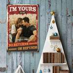 Custom Photo No Returns or Refunds Couple Gifts - Personalized Poster