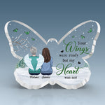 Custom Name Memorial Angel Gifts for Family - Personalized Shaped Acrylic Plaque