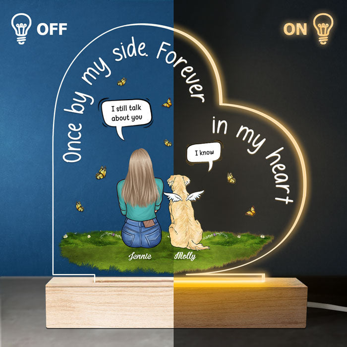 Custom Name Pet Memorial Gifts - Personalized 3D LED Light
