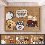 Custom Name Funny Pet Lover Gifts for Couples - Personalized Doormat