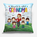 Custom Name Grandma Family Gifts - Personalized Pillow