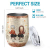 Oh Crap, Like Mother Like Daughter - Family Personalized Custom Wine Tumbler - Mother's Day, Birthday Gift For Mother From Daughter