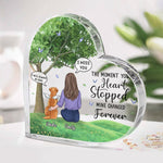 Custom Name Pet Memorial Gifts for Dog Lovers - Personalized Shaped Acrylic Plaque
