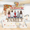 No Greater Gift Than Family Love - Family Personalized Custom Puzzle Shaped Acrylic Plaque - Gift For Family Members