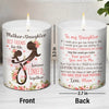 Mother & Daughter, Best Friends For Life - Family Personalized Custom Smokeless Scented Candle - Gift For Daughter From Mother