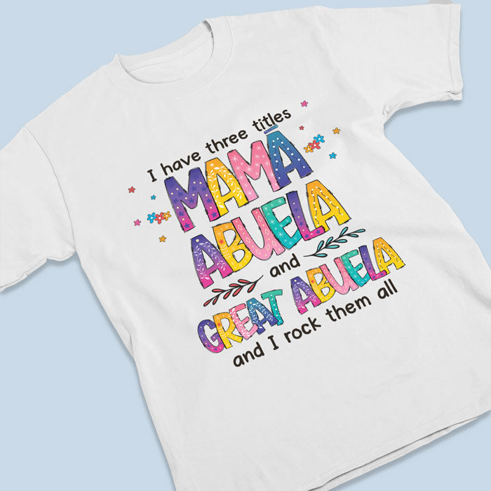 Funny Mom Grandma Great Grandma Gifts - Colorful Apparel
