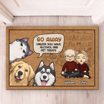 Custom Name Funny Pet Lover Gifts for Couples - Personalized Doormat