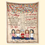Custom Name Mother Daughter Gifts - Personalized Blanket