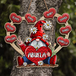 Custom Family Name Gnome Gifts for Grandma - Personalized Wood Sign