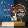 I’d Choose You In A Hundred Lifetimes - Couple Personalized Custom Heart Shaped 3D LED Light - Gift For Husband Wife, Anniversary