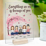 Custom Name Mother Daughter Love Gifts - Personalized Acrylic Plaque