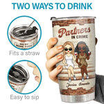 Custom Name Partners in Crime Gifts for Women - Personalized Tumbler