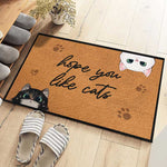 Funny Cat Lover Welcome Decor - Doormat