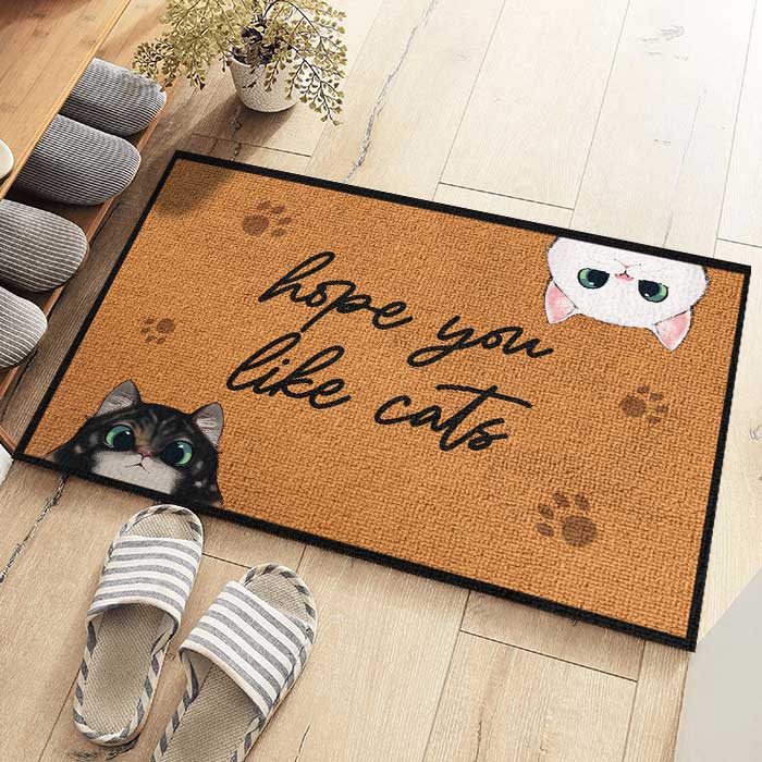 Funny Cat Lover Welcome Decor - Doormat