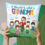 Custom Name Grandma Family Gifts - Personalized Pillow