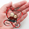 You & Me, We Got This - Couple Personalized Custom Infinity Heart Shaped Acrylic Keychain - Gift For Husband Wife, Anniversary