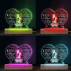 I’d Choose You In A Hundred Lifetimes - Couple Personalized Custom Heart Shaped 3D LED Light - Gift For Husband Wife, Anniversary
