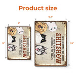 Funny Pet Shitshow Welcome Sign - Metal Sign
