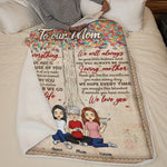 Custom Name Mother Daughter Gifts - Personalized Blanket