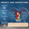 I’d Choose You In A Hundred Lifetimes - Couple Personalized Custom Heart Shaped 3D LED Light - Gift For Husband Wife, Anniversary