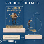 Custom Name Mother Daughter Gifts - Personalized 3D LED Light