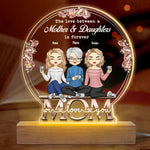 Custom Name Mother and Daughters Gifts - Personalized 3D LED Light