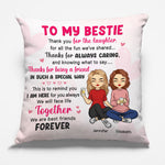Custom Name Best Friend Gifts for Women - Personalized Pillow
