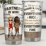 Custom Name Wine Gifts for Best Friends - Personalized Tumbler