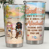 Here's To Another Year Of Bonding Over Alcohol - Personalized Tumbler - Gift For Bestie